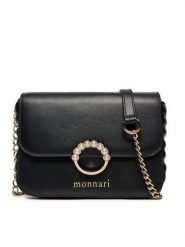 Monnari Torebka Torimpo BAG2360 K020D000 Czarny. Czarne kopertówki Monnari, bez wzorów, ze skóry, wizytowe, bez dodatków. Za 169.99 zł.