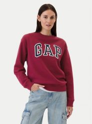 Gap Bluza 554936-37 Czerwony Regular Fit. Czerwone bluzy GAP, xxs, bez wzorów, z bawełny, bez kaptura. Za 189.99 zł.