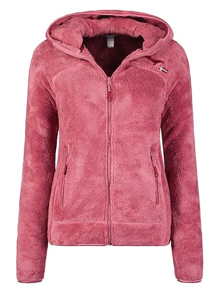 Geographical Norway Kurtka polarowa "Upalood" w kolorze jasnoróżowym rozmiar: L. Różowe kurtki Geographical Norway, l, bez wzorów, z polaru, bez kaptura. Za 96.14 zł.