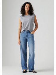 Levi's Dżinsy - Relaxed fit - w kolorze niebieskim rozmiar: W25/L32. Niebieskie jeansy Levi's, l, z aplikacjami, klasyczne, z podwyższonym stanem. Za 219.60 zł.