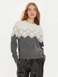 Liu Jo Sport Sweter TF4233 MS55L Écru Regular Fit. Swetry Liu Jo Sport, l, bez wzorów, z syntetyku, sportowe, bez ramiączek. Za 429.99 zł.