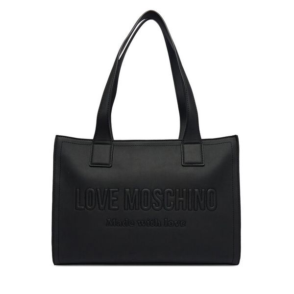 Torebka LOVE MOSCHINO. Czarne torebki klasyczne Love Moschino, bez wzorów, klasyczne, bez dodatków. Za 939.99 zł.