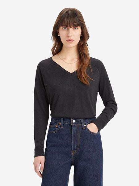 Levi's Sweter w kolorze czarnym rozmiar: S. Czarne swetry Levi's, s, bez wzorów, bez ramiączek. Za 122.09 zł.