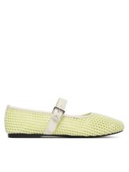 Tommy Jeans Baleriny Tjw Knitted Ballerina EN0EN03030 Biały. Białe baleriny Tommy Jeans, bez wzorów, z jeansu, bez obcasa, bez zapięcia. Za 409.99 zł.