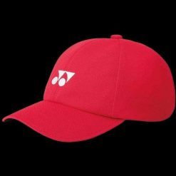 Czapka Yonex 341. Czerwone czapki z daszkiem YONEX, bez wzorów, sportowe. Za 68.00 zł.