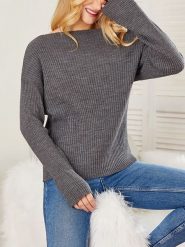 LA Angels Sweter w kolorze antracytowym rozmiar: S. Czarne swetry LA Angels, s, bez wzorów, z bawełny, bez ramiączek. Za 127.35 zł.