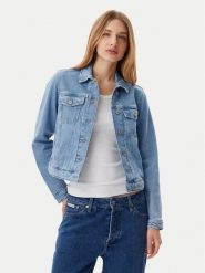 Tommy Jeans Kurtka jeansowa DW0DW20123 Niebieski Regular Fit. Niebieskie kurtki Tommy Jeans, xl, bez wzorów, z bawełny, bez kaptura. Za 239.99 zł.