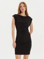 Rinascimento Sukienka koktajlowa CFC0121364003 Czarny Regular Fit. Czarne sukienki Rinascimento, xl, bez wzorów, z syntetyku, wizytowe, bez kołnierzyka, bez ramiączek. Za 249.99 zł.