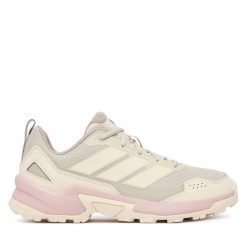 Trekkingi adidas. Szare buty trekkingowe adidas, bez wzorów, bez zapięcia, trekkingowe, climaproof (adidas). Za 349.99 zł.