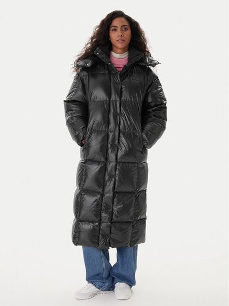 Tommy Jeans Kurtka puchowa Alaska DW0DW21615 Czarny Relaxed Fit. Czarne kurtki Tommy Jeans, l, bez wzorów, z jeansu, bez kaptura. Za 1,599.00 zł.