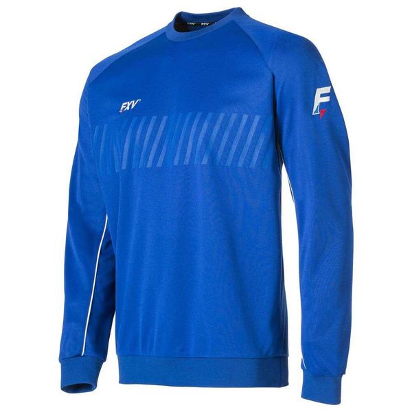 Bluza z okrągłym dekoltem Force XV action. Niebieskie bluzy bez kaptura FORCE XV, bez wzorów, z dresówki, bez kaptura. W wyprzedaży za 93.00 zł.