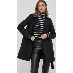 MAX&Co. płaszcz damski kolor czarny przejściowy. Czarne płaszcze MAX&Co., bez wzorów, z tkaniny, klasyczne, bez kaptura. Za 1,119.90 zł.