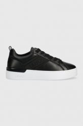 Liu Jo sneakersy SILVIA 86 kolor czarny BA3031EX01422222. Czarne buty sportowe lifestyle Liu Jo, bez wzorów, z gumy, sportowe, z okrągłym noskiem, bez zapięcia. Za 709.99 zł.