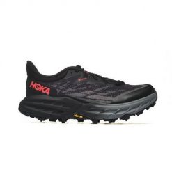 Buty do biegania damskie Hoka One One Speedgoat 5. Czarne buty do biegania Hoka One One, bez wzorów, z materiału, bez zapięcia, do biegania. W wyprzedaży za 759.00 zł.