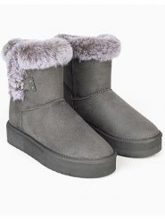 ISLAND BOOT Botki zimowe "Mooseland" w kolorze szarym rozmiar: 40. Szare botki Island Boot, bez wzorów, bez obcasa, bez zapięcia. Za 175.67 zł.