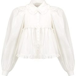 Koszula JOSLIN PENNY ORGANIC COTTON SHIRT. Białe koszule Joslin, l, bez wzorów, z bawełny, eleganckie, bez kołnierzyka, bez ramiączek. W wyprzedaży za 1,173.00 zł.