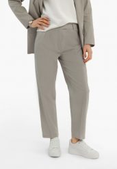 Materiałowe spodnie casual R-TERA. Spodnie materiałowe Volcano, bez wzorów, z bawełny, casualowe. Za 169.99 zł.