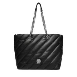 Torebka JOOP!. Czarne shopper bag Joop!, bez wzorów, bez dodatków. Za 619.99 zł.