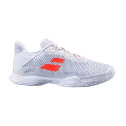 Buty Tenisowe Damskie Babolat Jet TERE AC White/Living Coral 37. Białe buty treningowe BABOLAT, bez wzorów, z kauczuku, bez zapięcia, tenisowe. Za 269.00 zł.