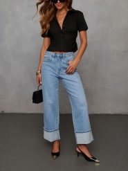 Milan Kiss Bluzka w kolorze czarnym rozmiar: M. Czarne bluzki Milan Kiss, m, bez wzorów, bez kołnierzyka, bez ramiączek. Za 122.67 zł.