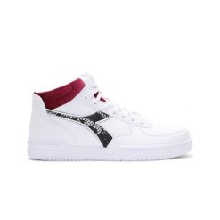 Trampki damskie DIADORA RAPTOR MID REPTILE WN. Białe trampki Diadora, bez wzorów, bez zapięcia. Za 119.99 zł.