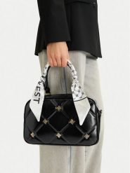 Nine West Torebka EO-Allen Gaze-KS2577-1 Czarny. Czarne torebki klasyczne Nine West, bez wzorów, z materiału, bez dodatków. Za 279.99 zł.