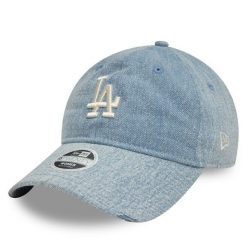 Czapka z daszkiem New Era. Niebieskie czapki z daszkiem New Era, bez wzorów. Za 119.99 zł.