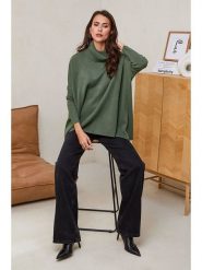 Soft Cashmere Golf w kolorze khaki rozmiar: 38/40. Brązowe swetry Soft Cashmere, bez wzorów, z kaszmiru, bez ramiączek. Za 104.99 zł.