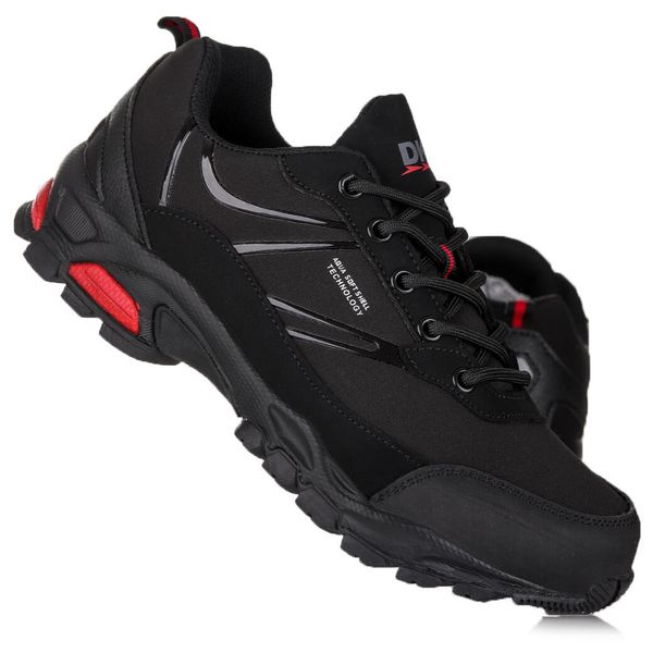 Buty damskie sportowe wodoodporne DK FALCON SOFTSHELL. Czarne buty sportowe lifestyle DK, bez wzorów, z softshellu, sportowe, bez zapięcia. Za 159.00 zł.