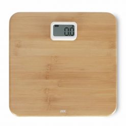 Waga łazienkowa na dynamo, do 150 kg, 31 x 30 cm, bambus. Wagi łazienkowe ADE. W wyprzedaży za 223.00 zł.