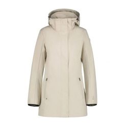 Długa kurtka softshell do wędrówek z miękkim wnętrzem dla kobiet Luhta Iloniemi. Brązowe kurtki przejściowe sportowe Luhta, m, bez wzorów, z materiału, bez kaptura, trekkingowe. Za 457.50 zł.