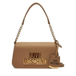 Torebka LOVE MOSCHINO. Brązowe torebki klasyczne Love Moschino, bez wzorów, klasyczne, bez dodatków. Za 899.99 zł.