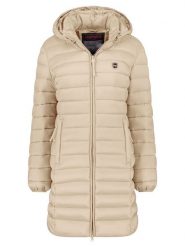 ANAPURNA Płaszcz pikowany "Akitalana" w kolorze jasnobeżowym rozmiar: S. Brązowe płaszcze ANAPURNA, s, bez wzorów, bez kaptura. Za 183.59 zł.