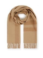 Lanerossi Kaszmirowy szal "Senna" w kolorze jasnobrązowym - 190 x 35 cm rozmiar: onesize. Brązowe szaliki i kominy Lanerossi, bez wzorów, z kaszmiru. Za 282.99 zł.