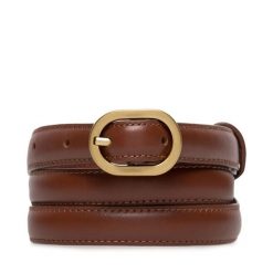 Pasek Damski GINO ROSSI. Brązowe paski Gino Rossi, bez wzorów. Za 79.99 zł.