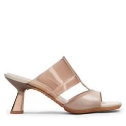 Klapki Hispanitas. Brązowe klapki Hispanitas, bez wzorów, bez obcasa, bez zapięcia. Za 589.99 zł.