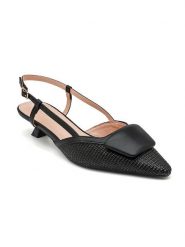 Sixth Sens Czółenka w kolorze czarnym rozmiar: 40. Czarne czółenka Sixth Sens, bez wzorów, klasyczne, bez obcasa, na szpilce, bez zapięcia. Za 104.99 zł.