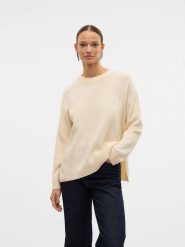 Vero Moda Sweter w kolorze beżowym rozmiar: S. Brązowe swetry Vero Moda, s, bez wzorów, bez ramiączek. Za 74.63 zł.