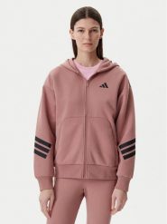 Adidas Bluza Future Icons 3-Stripes JE0177 Różowy Regular Fit. Czerwone bluzy adidas, s, bez wzorów, z syntetyku, bez kaptura. Za 219.99 zł.