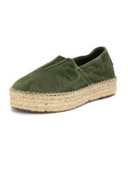 Natural world Espadryle w kolorze khaki rozmiar: 37. Brązowe espadryle Natural World, bez wzorów, bez obcasa. Za 130.99 zł.