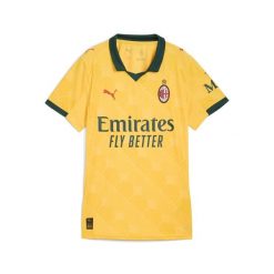 Damska trzecia koszulka AC Milan 25/26 PUMA. Zielone t-shirty sportowe Puma, m, bez wzorów, bez ramiączek, do piłki nożnej. Za 429.00 zł.