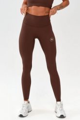 Damskie legginsy sportowe fitness Rough Radical Zoya Classic. Brązowe legginsy ROUGH RADICAL, bez wzorów, z elastanu, klasyczne, długie. Za 135.92 zł.