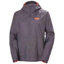 Kurtka przeciwdeszczowa damska Helly Hansen Roam Wind. Fioletowe kurtki przeciwdeszczowe Helly Hansen, na lato, l, bez wzorów, z materiału, bez kaptura. Za 444.50 zł.