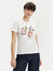 ONLY T-Shirt Pretty 15316596 Biały Regular Fit. Białe t-shirty ONLY, m, bez wzorów, z bawełny, bez kołnierzyka, bez ramiączek. Za 59.99 zł.