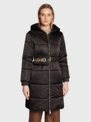 Liu Jo Płaszcz zimowy WF2093 T3176 Czarny Regular Fit. Czarne płaszcze Liu Jo, na zimę, bez wzorów, z syntetyku, bez kaptura. Za 2,179.00 zł.