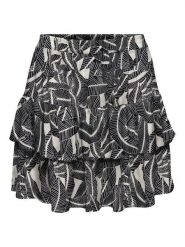 ONLY Spódnica mini Nova 15372459 Szary ciemny Regular Fit. Szare spódnice ONLY, s, bez wzorów, z wiskozy, maxi. Za 129.99 zł.