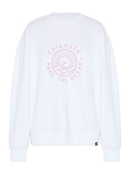 Chiemsee Bluza w kolorze białym rozmiar: M. Białe bluzy Chiemsee, m, bez wzorów, z bawełny, bez ramiączek, bez kaptura. Za 134.95 zł.