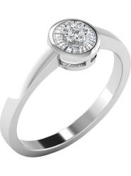 Diamant Vendôme Złoty pierścionek z diamentami rozmiar: 48. Szare pierścionki Diamant Vendôme, z diamentem, złote. Za 1,478.99 zł.