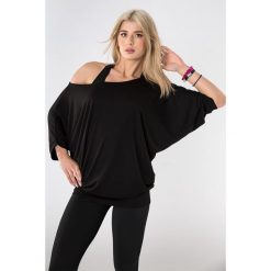 Bluzka do tańca damska Freedom. Czarne bluzki 2SkIN, uniwersalny, bez wzorów, z elastanu, bez kołnierzyka, bez ramiączek. Za 129.00 zł.