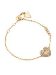 Guess Bransoletka JUBB04 031JW Złoty. Żółte bransoletki Guess, metalowe. Za 239.99 zł.